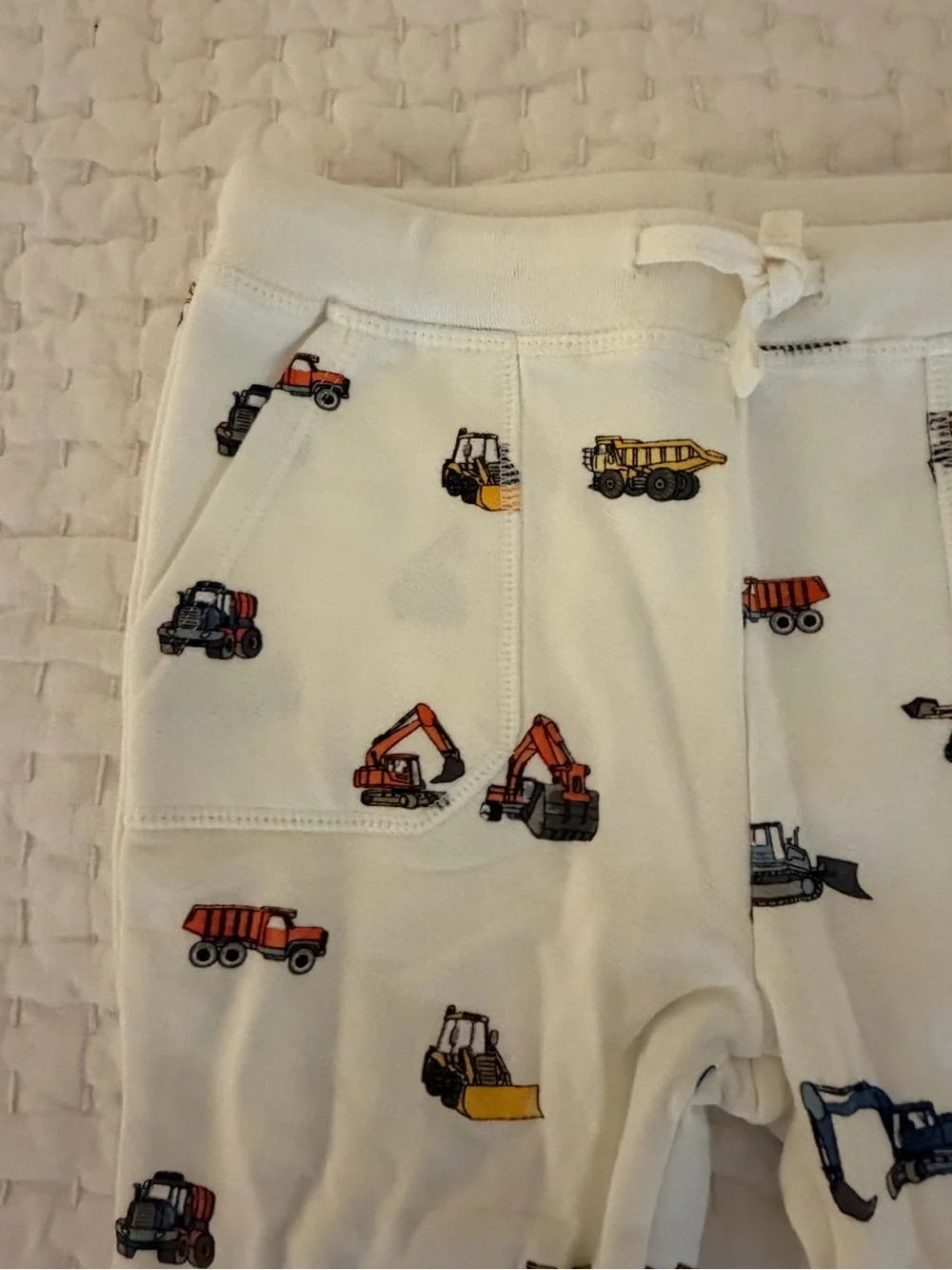 NWT Angel Dear French Terry Zip Hoodie & Jogger Set Construction Truck 2T
